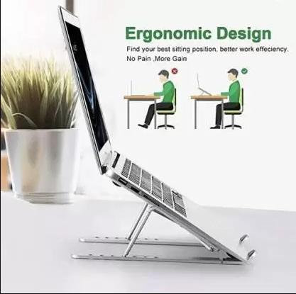 Aluminum Alloy Adjustable, Portable, Foldable, Ergonomic, Tablet Laptop Stand_01 Laptop Stand